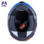 کلاه کاسکت فک متحرک ال اس تو مدل LS2 FF345 رنگ مشکی نارنجی براق - تصویر 7