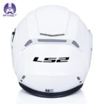 کلاه کاسکت فک متحرک ال اس تو مدل LS2 FF345 رنگ سفید براق - تصویر 5