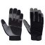 دستکش موتورسواری کد 11 رنگ مشکی طوسی