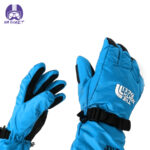 دستکش موتورسواری نورث فیس مدل Gore-Tex رنگ آبی روشن - تصویر 3