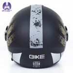 کلاه کاسکت فک جدا کایک مدل OP01 Black Gold - تصویر 5