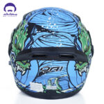 کلاه کاسکت فک متحرک دی ای وان 101 مدل Dragon Green - تصویر 5