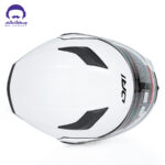 کلاه کاسکت فک متحرک دی ای وان 101 مدل White Shine - تصویر 5
