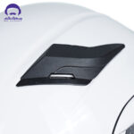 کلاه کاسکت فک متحرک دی ای وان 101 مدل White Shine - تصویر 7