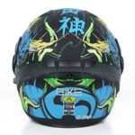 کلاه کاسکت فک متحرک کایک مدل Blue Thunder God - تصویر 9