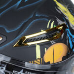 کلاه کاسکت فک متحرک کایک مدل Blue Thunder God - تصویر 6