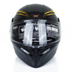 کلاه کاسکت بلوتوث دار فک متحرک کایک مدل Carbon Fibr Pattern - تصویر 9