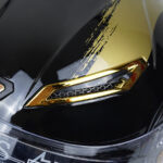 کلاه کاسکت فک متحرک کایک مدل Golden Number One - تصویر 4