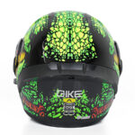 کلاه کاسکت بلوتوث دار فک متحرک کایک مدل Green Warcraft - تصویر 9