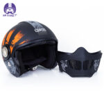 کلاه کاسکت فک جدا کایک مدل OP01 Black ORG - تصویر 4