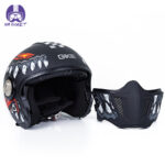 کلاه کاسکت فک جدا کایک مدل OP01 Haloowin Red - تصویر 4