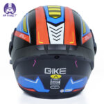 کلاه کاسکت فک متحرک کایک مدل Black Blue Mecha - تصویر 5