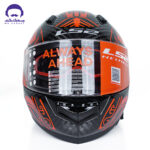 کلاه کاسکت ال اس تو FF801 Scorpion Black Red - تصویر 2