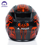 کلاه کاسکت ال اس تو FF801 Scorpion Black Red - تصویر 6
