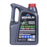روغن موتورسیکلت میشلین مدل 10W50-SN-MA2-3.5L حجم 3.5 لیتر