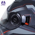 کلاه کاسکت ردلاین مدل 939 طرح Gray luse به همراه هندزفری بلوتوثی و کیف حمل و پد گردن مجموعه 4 عددی - تصویر 9