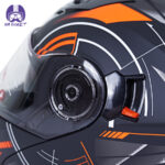 کلاه کاسکت ردلاین مدل 939 طرح Red Time به همراه هندزفری بلوتوثی و کیف حمل و پد گردن مجموعه 4 عددی - تصویر 8