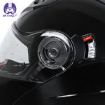کلاه کاسکت ردلاین مدل 939 رنگ مشکی براق به همراه هندزفری بلوتوثی و کیف حمل و پد گردن مجموعه 4 عددی - تصویر 7