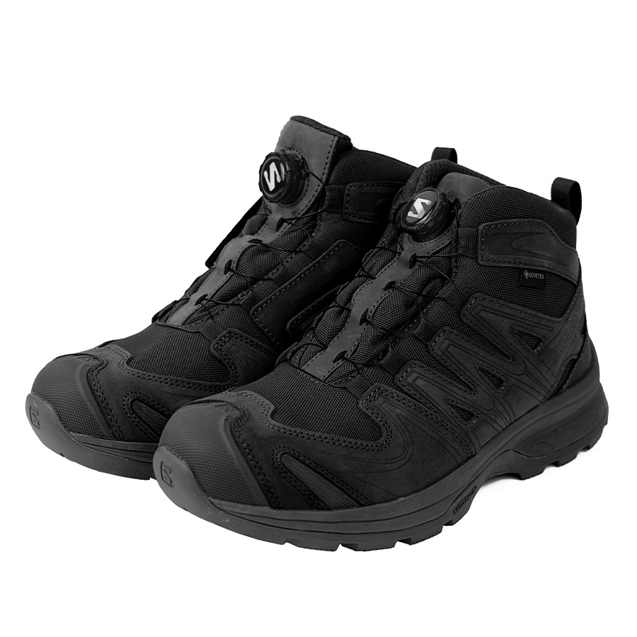 بوت موتورسواری مدل سالامون مشکی 1 بوت موتورسواری مدل سالامون مشکی