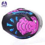 کلاه کاسکت فک متحرک دی ای وان 101 مدل Brain - تصویر 5