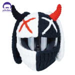 کلاه کاسکت پی مدل NOFACE EVIL WH/BK - تصویر 6
