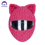 کلاه کاسکت پی مدل NOFACE Rabbit PINK - تصویر 4