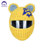 کلاه کاسکت پی مدل NOFACE Bear ye/bl - تصویر 6
