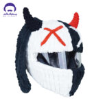کلاه کاسکت پی مدل NOFACE EVIL WH/BK - تصویر 5