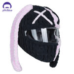 کلاه کاسکت پی مدل NOFACE Rabbit BK/PI - تصویر 3