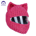 کلاه کاسکت پی مدل NOFACE Rabbit PINK - تصویر 3