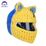 کلاه کاسکت پی مدل NOFACE Bear ye/bl - تصویر 5