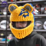 کلاه کاسکت پی مدل NOFACE Bear ye/bl - تصویر 2