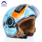 کلاه کاسکت بیون مدل B-110 Face Blue - تصویر 4
