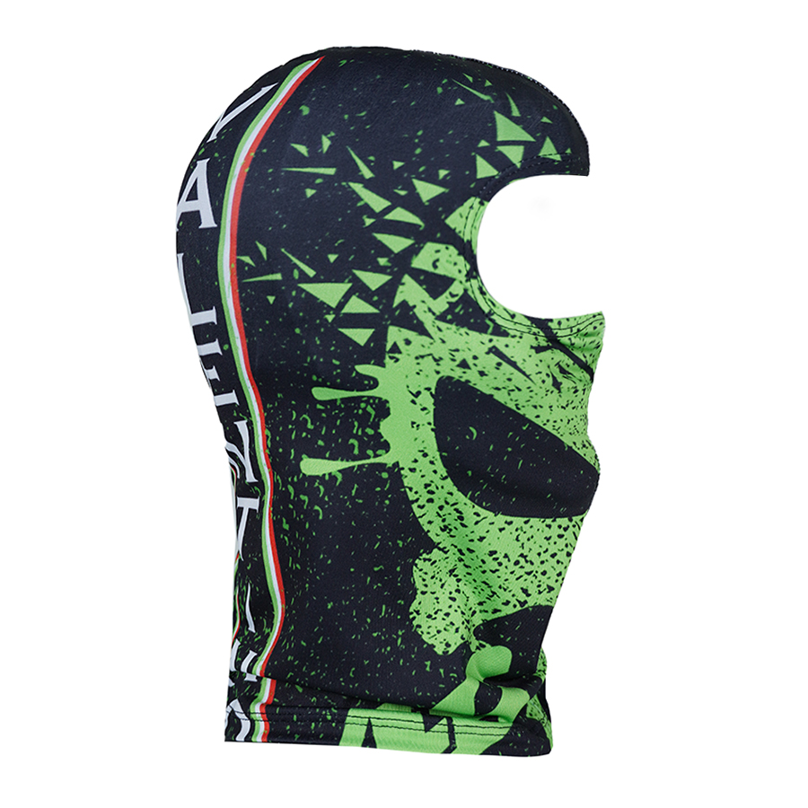 فیس موتور سواری طرح valentino رنگ مشکی سبز 1 فیس موتور سواری طرح valentino رنگ مشکی سبز