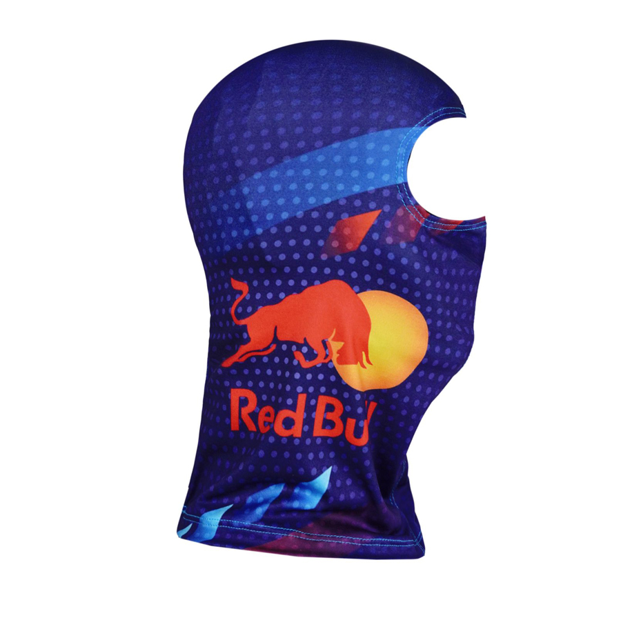 5 فیس موتور سواری طرح RED BULL رنگ آبی قرمز - تصویر 1