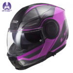 کلاه کاسکت فک متحرک ال اس تو مدل FF902.Scope.Black.Pink - تصویر 6