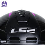 کلاه کاسکت فک متحرک ال اس تو مدل FF902.Scope.Black.Pink - تصویر 7