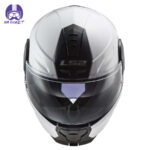 کلاه کاسکت فک متحرک ال اس تو مدلF902 Scope White - تصویر 3