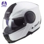 کلاه کاسکت فک متحرک ال اس تو مدلF902 Scope White - تصویر 4