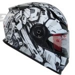 کلاه کاسکت فک محترک ردلاین 939 مدل black Luse Mat