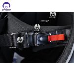 کلاه کاسکت بدون فک ردلاین مدل 965 رنگ مشکی آبی - تصویر 10