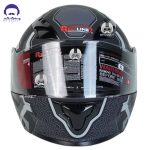 کلاه کاسکت فک محترک ردلاین 939 مدل black  white - تصویر 2