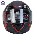 کلاه کاسکت فک محترک ردلاین 939 مدل mat black red - تصویر 2