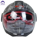کلاه کاسکت بلوتوث دار فک جدا برند ردلاین مدل نوپو کد 976 طرح Rat Style - تصویر 2