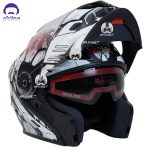 کلاه کاسکت فک محترک ردلاین 939 مدل Matt Black reborn - تصویر 4