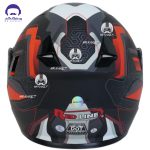 کلاه کاسکت فک محترک ردلاین 939 مدل mat black red - تصویر 5