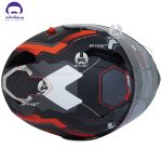 کلاه کاسکت فک محترک ردلاین 939 مدل mat black red - تصویر 6