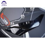 کلاه کاسکت فک محترک ردلاین 939 مدل black  white - تصویر 7