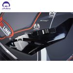 کلاه کاسکت فک محترک ردلاین 939 مدل mat black red - تصویر 7