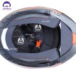 کلاه کاسکت فک محترک ردلاین 939 مدل mat black blue - تصویر 10